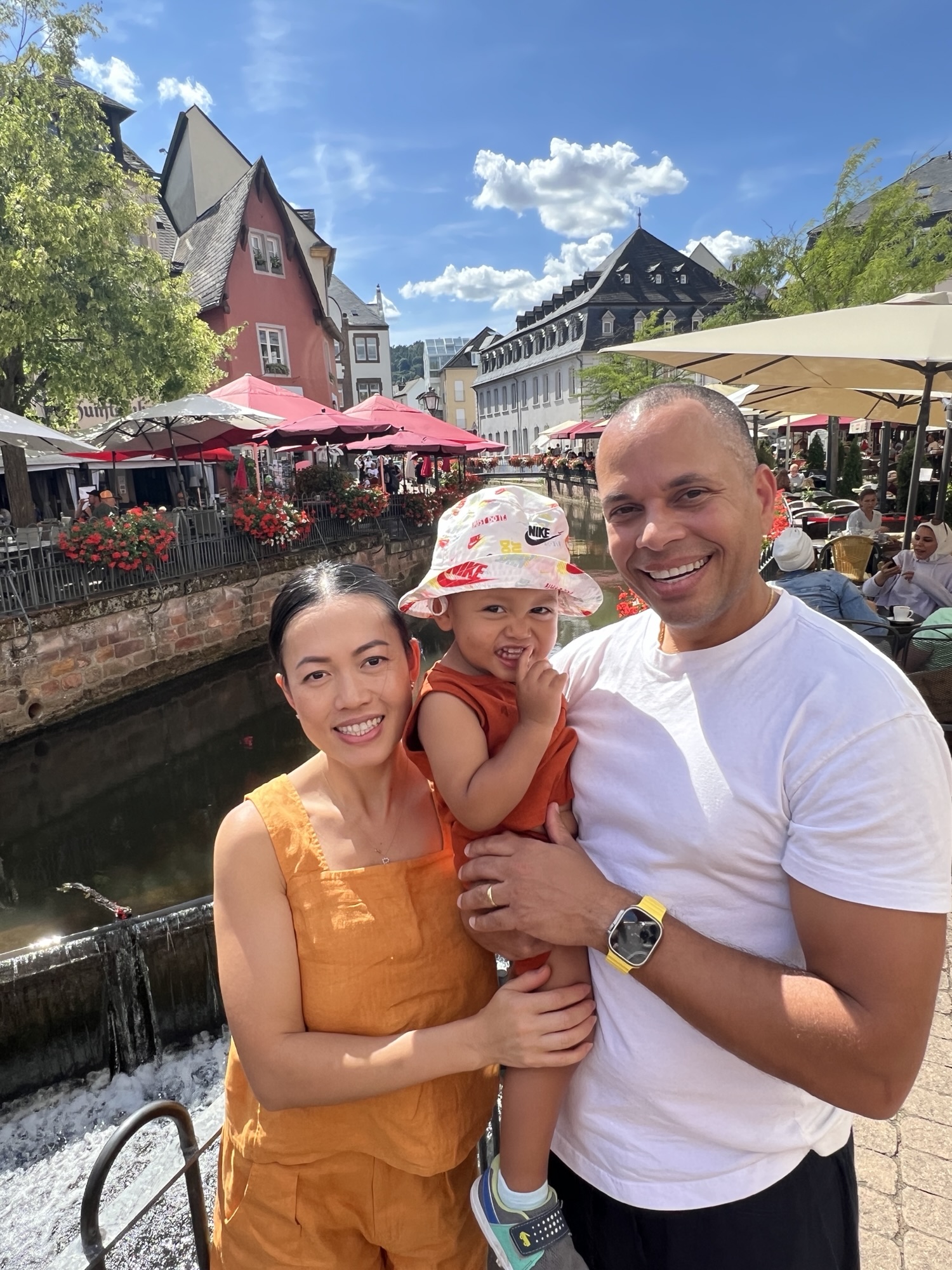 On the way back from Salzburg - family road trip